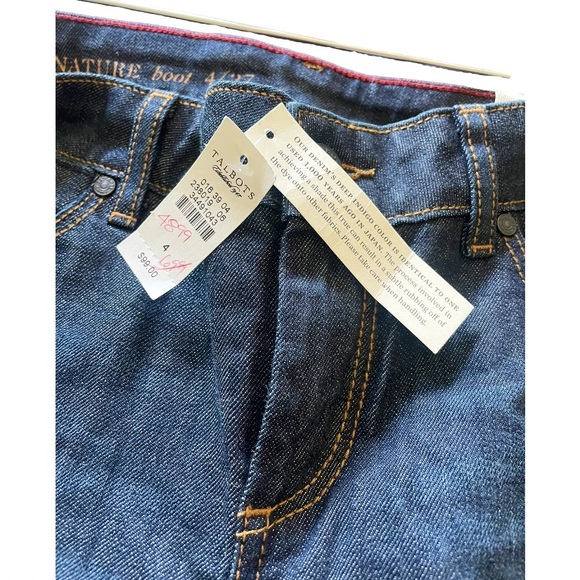 Talbots Size 4 Signature Boot Jeans - Picture 3 of 4